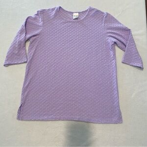 Blair blouse, lilac, medium, stretchy material